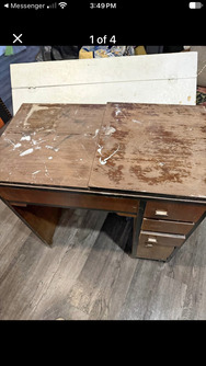 Cabinet with top closed